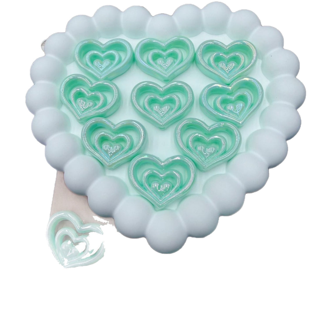 Decorative Heart-Shaped Resin Candle Holder kalsten