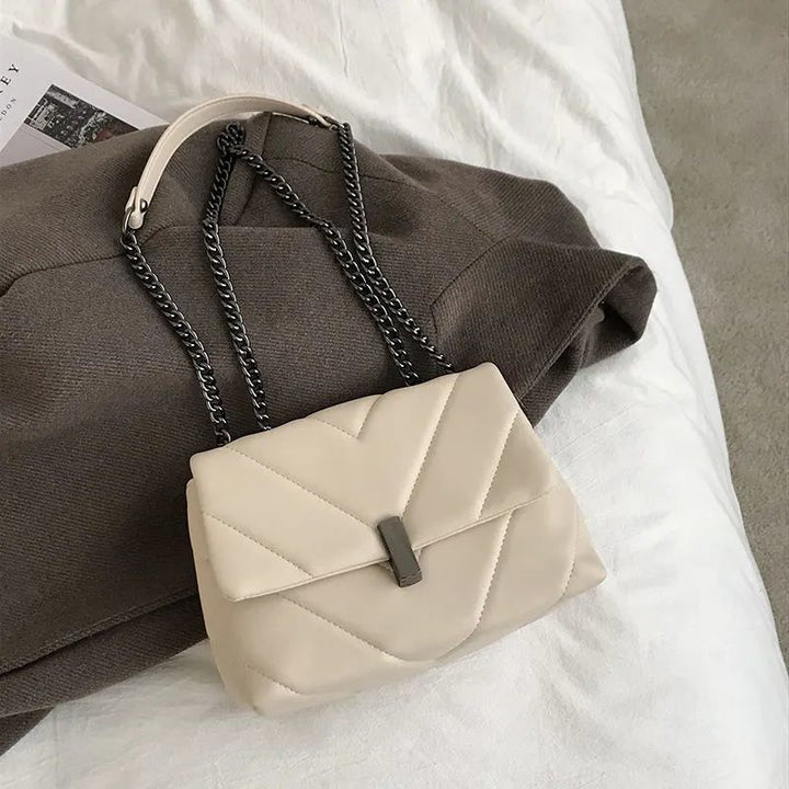 Elegant Quilted Shoulder Handbag Kalsten