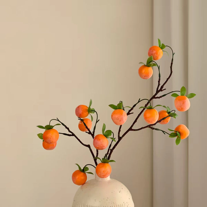 Decorative Faux Mandarin Branch