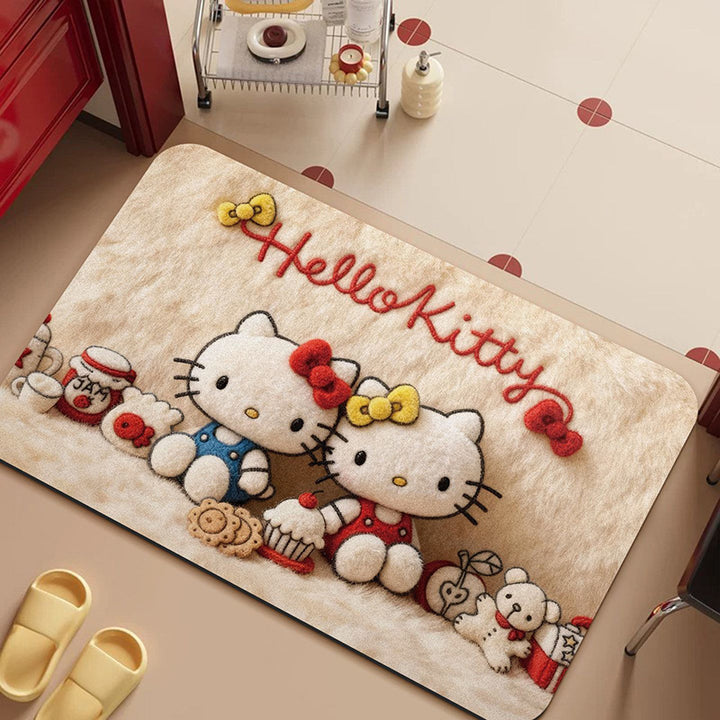 Plush Cartoon-Themed Area Rug