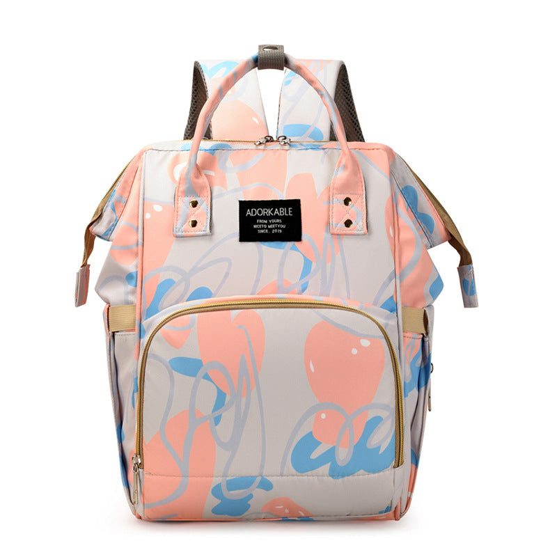 Vibrant Artistic Design Backpack Kalsten