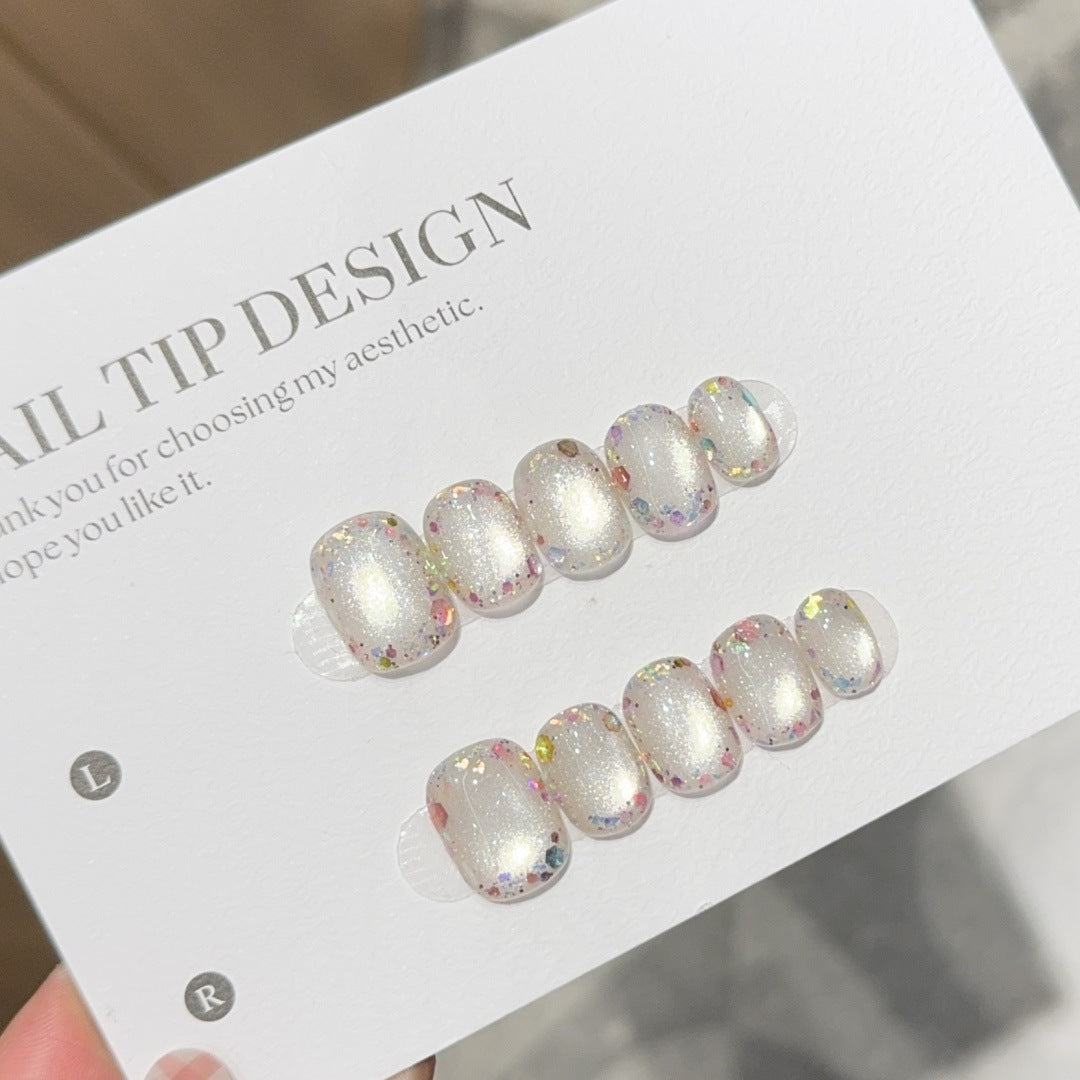 Glittering Press-On Nail Tips Kalsten