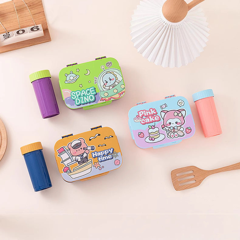 Cute Character Bento Lunch Box Set