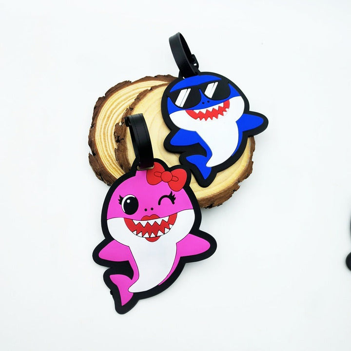 Shark-Themed Luggage Tag Kalsten