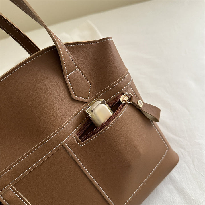 Stylish Multi-Pocket Tote Bag