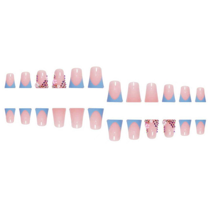 Decorative Floral Press-On Nail Art Extensions Kalsten