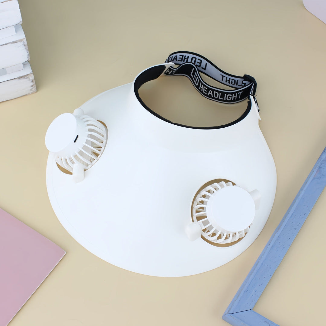 Ladies Portable Cooling Mask with Integrated Fan Function Kalsten