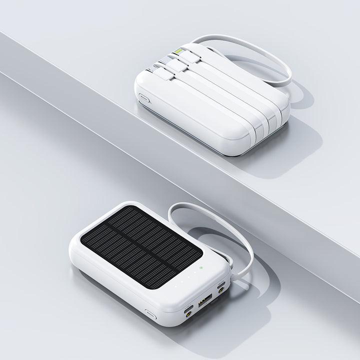 Portable solar charger with multifunctional connections Kalsten