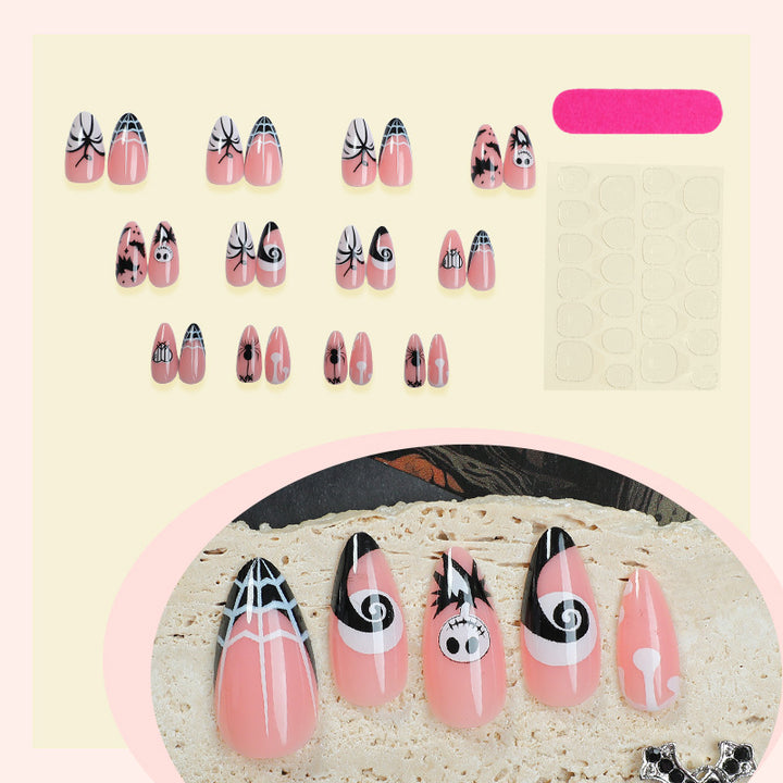 Artistic Halloween-Themed Press-On Nail Collection kalsten
