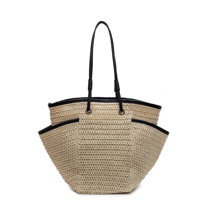 Spacious shopping bag with structured weave Kalsten