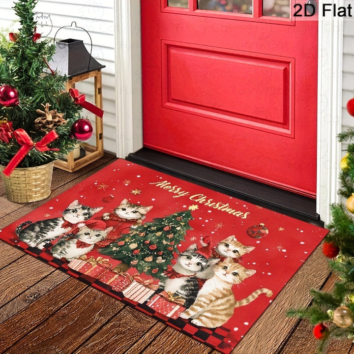 Christmas-Themed Indoor Doormat