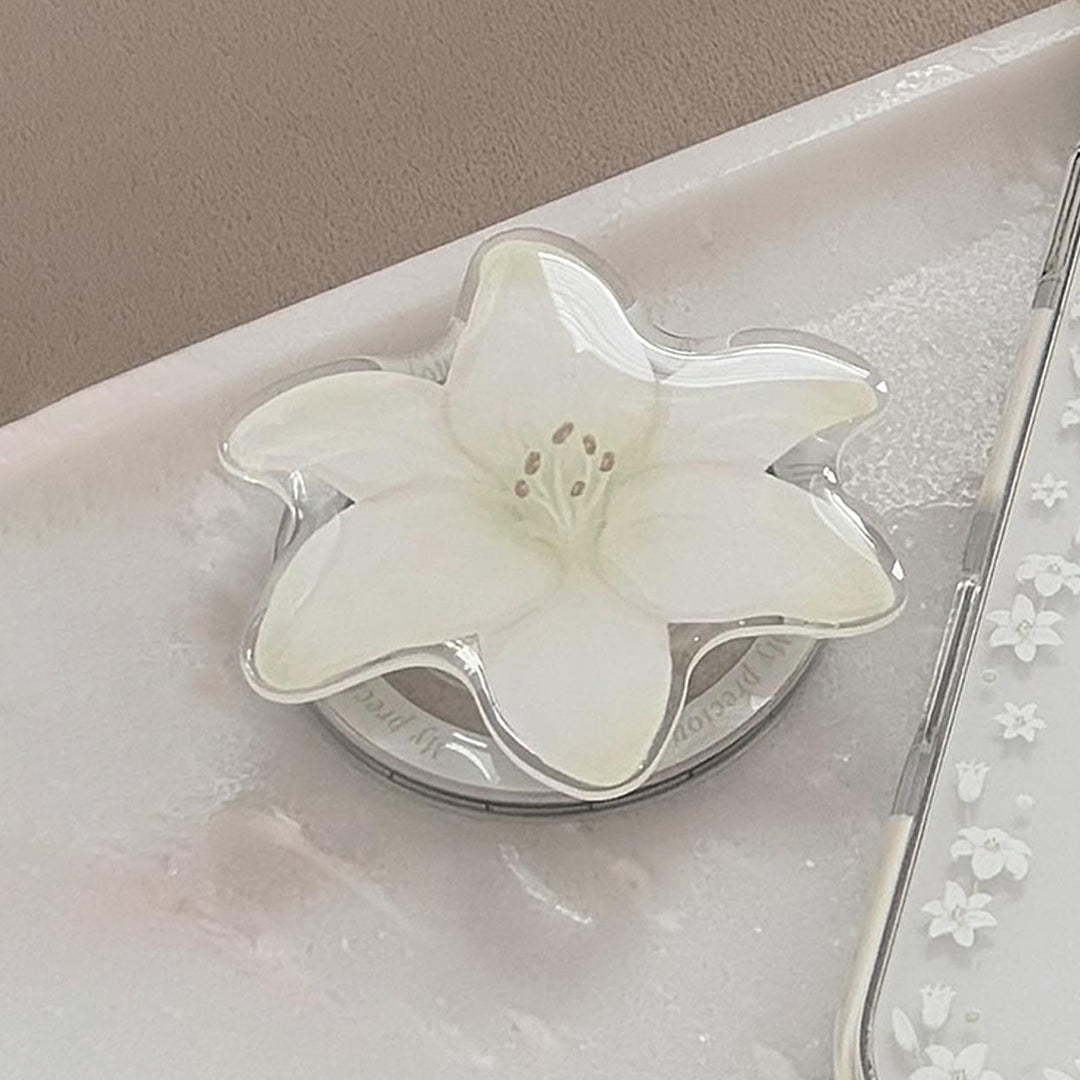 Luxury Hand Mirror in Floral Design Kalsten