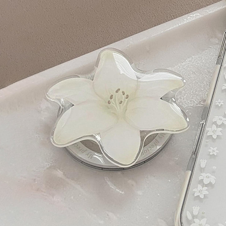 Luxury Hand Mirror in Floral Design Kalsten