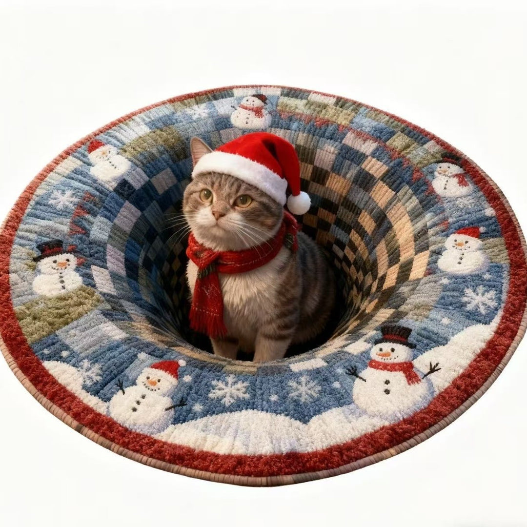 Christmas Santa Claus Themed Area Rug