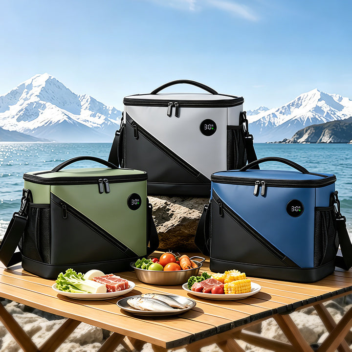 Insulated Cooler Bag with Digital Temperature Indicator Kalsten