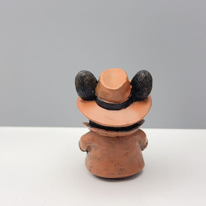 Decorative figure French Bulldog in suit Kalsten