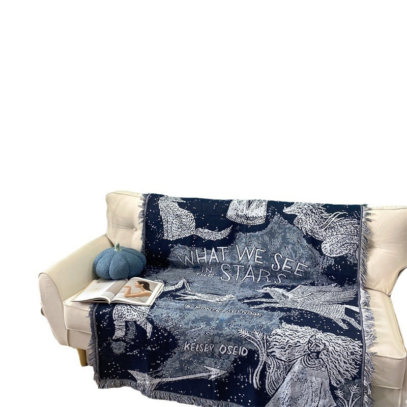 Artistic Celestial Tapestry Blanket