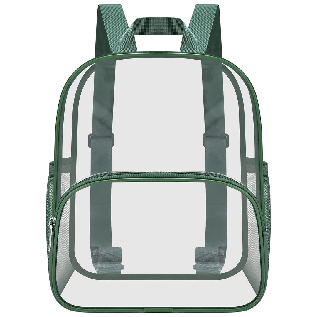 Unisex transparent everyday backpack with reinforced bottom and breathable straps Kalsten