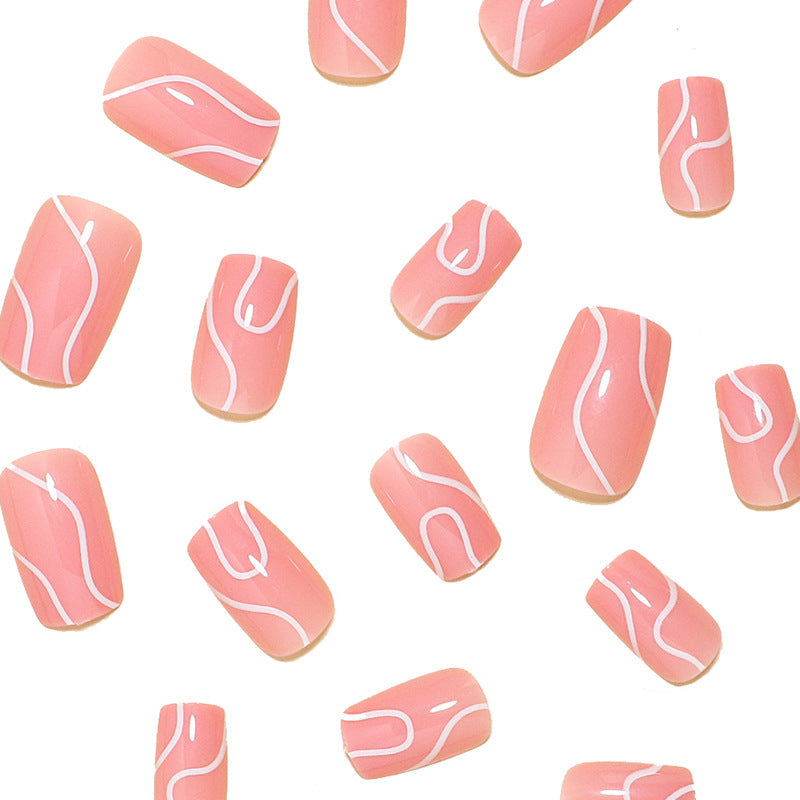 Artistic Wave Design Nail Art Kalsten