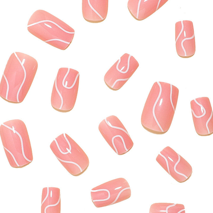 Artistic Wave Design Nail Art Kalsten