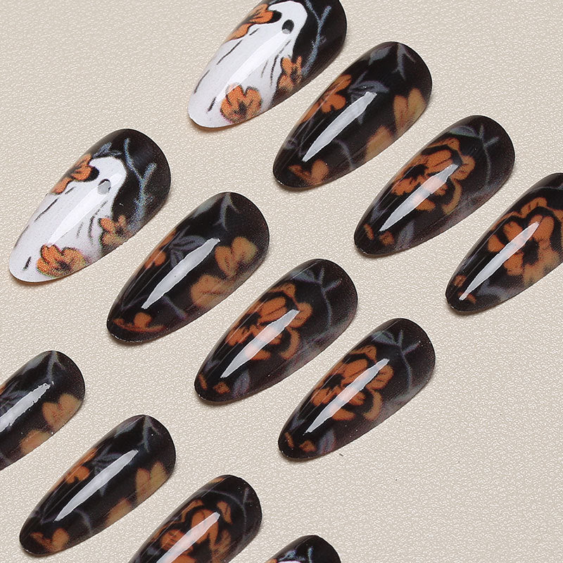 Seasonal Floral Press-On Nails