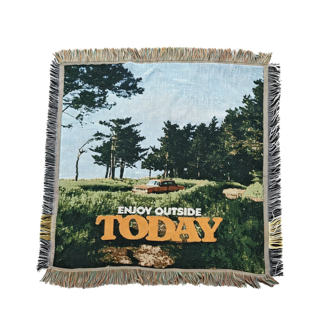 Decorative Outdoor Throw Blanket