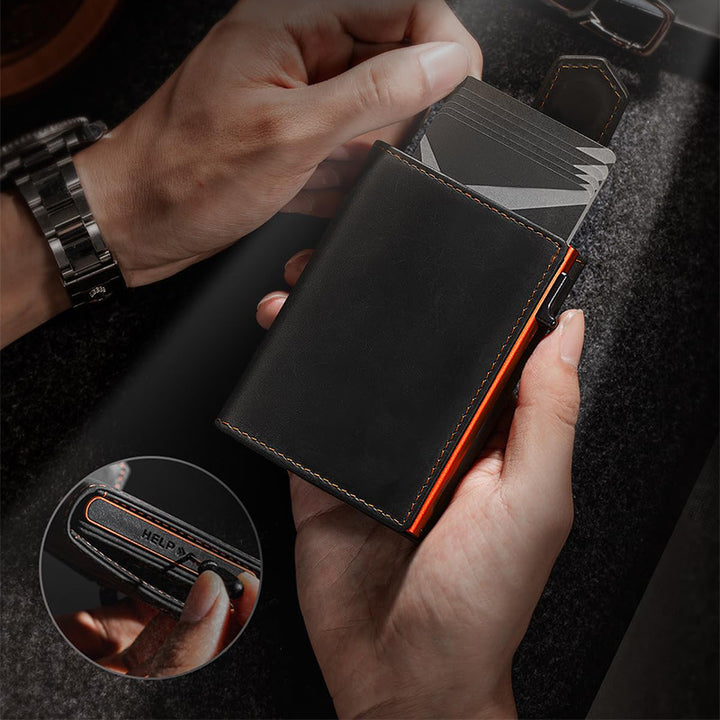 Leather Flip Wallet Kalsten