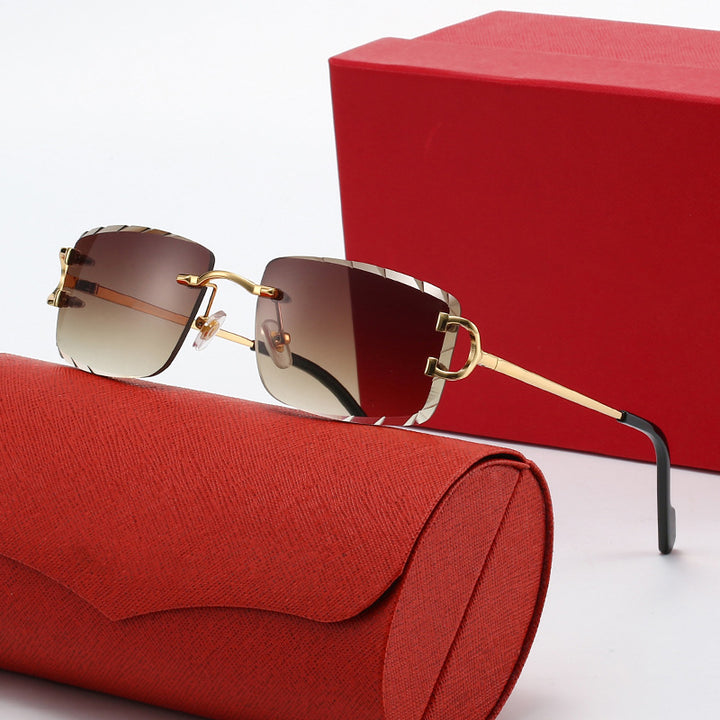 Ladies elegant half-frame corrective glasses Kalsten