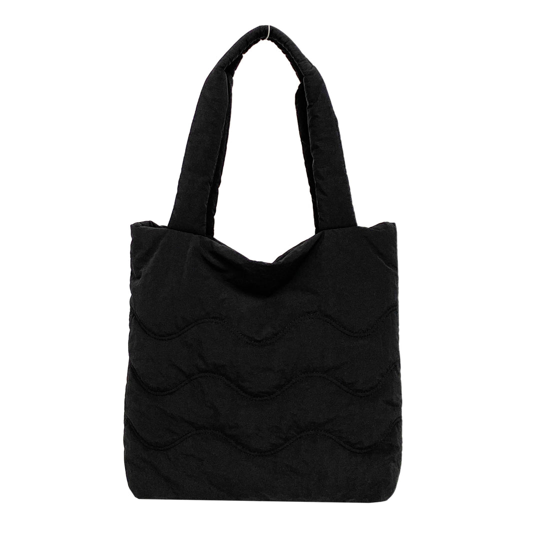 Padded shoulder bag with wave design Kalsten