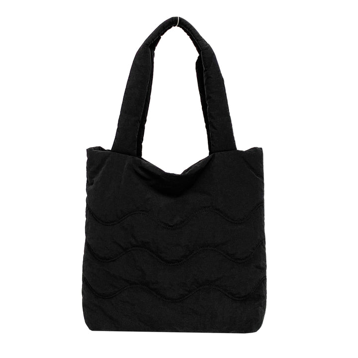 Padded shoulder bag with wave design Kalsten