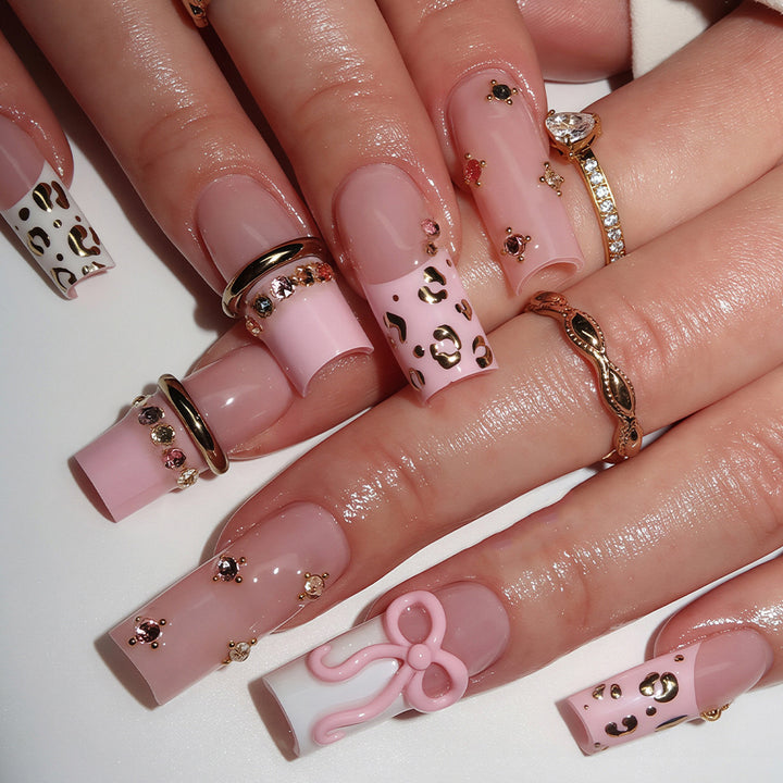 Decorative Long Stiletto Nail Art Tips Kalsten