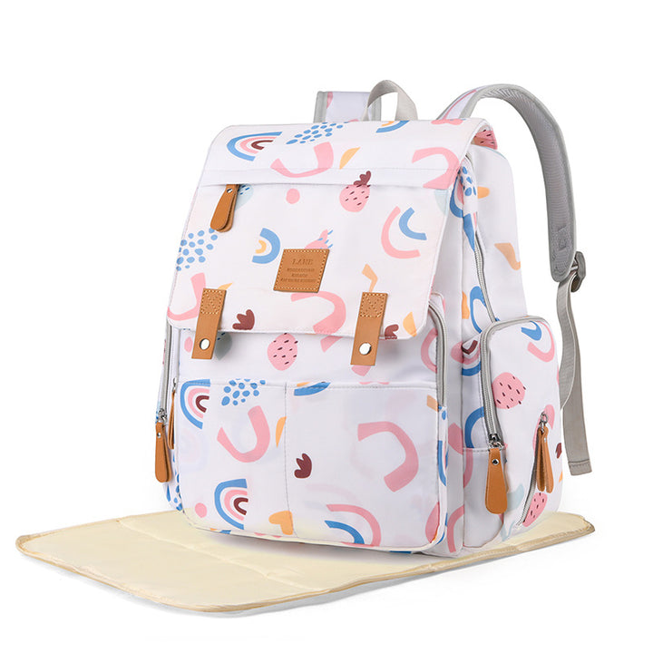 Stylish Patterned School Backpack Kalsten