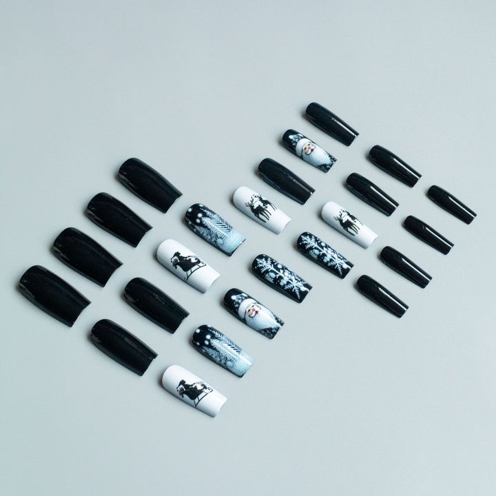 Festive Winter Nail Art Design Kit