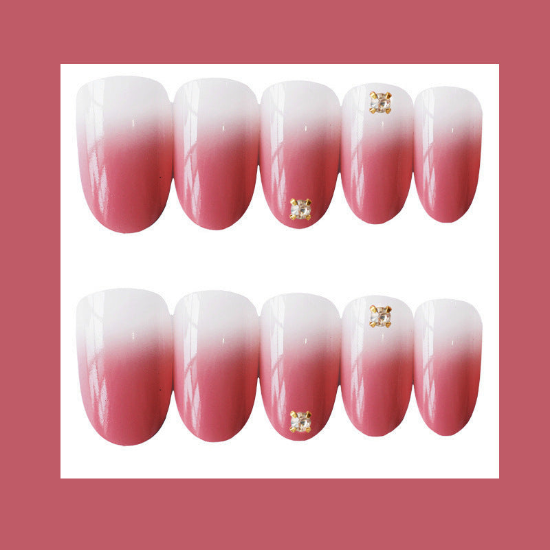 Elegant Ombre Press-On Nail Art Set