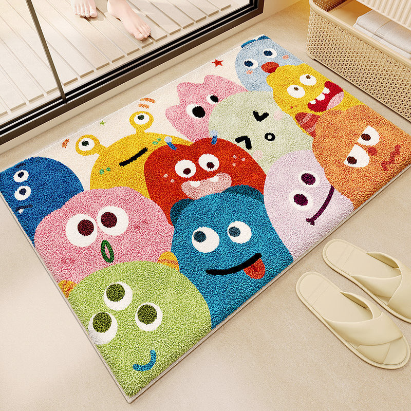 Fun-Themed Cartoon Bath Mat