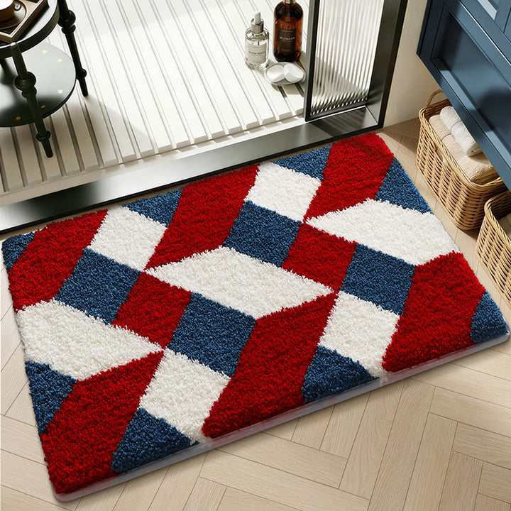 Artistic Abstract Bath Mat Kalsten