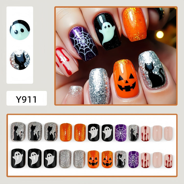 Creative Halloween Fake Nails Kalsten