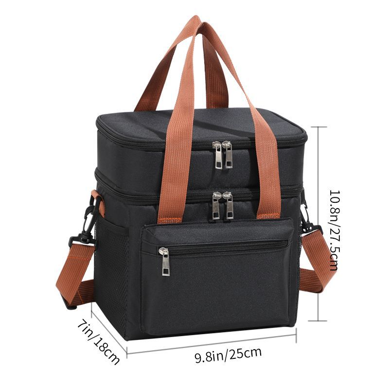 Multi-Compartment Insulated Food Storage Tote Kalsten