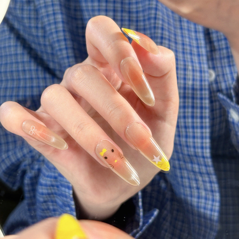 Artificial nails with Playful Design Kalsten