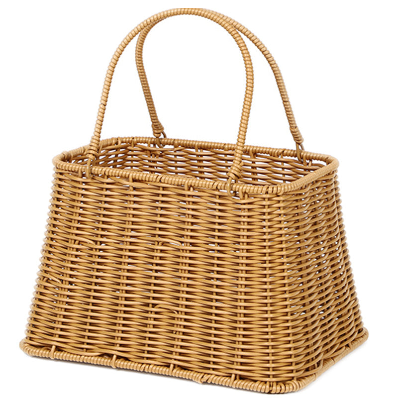 Handcrafted Wicker Storage Basket Kalsten