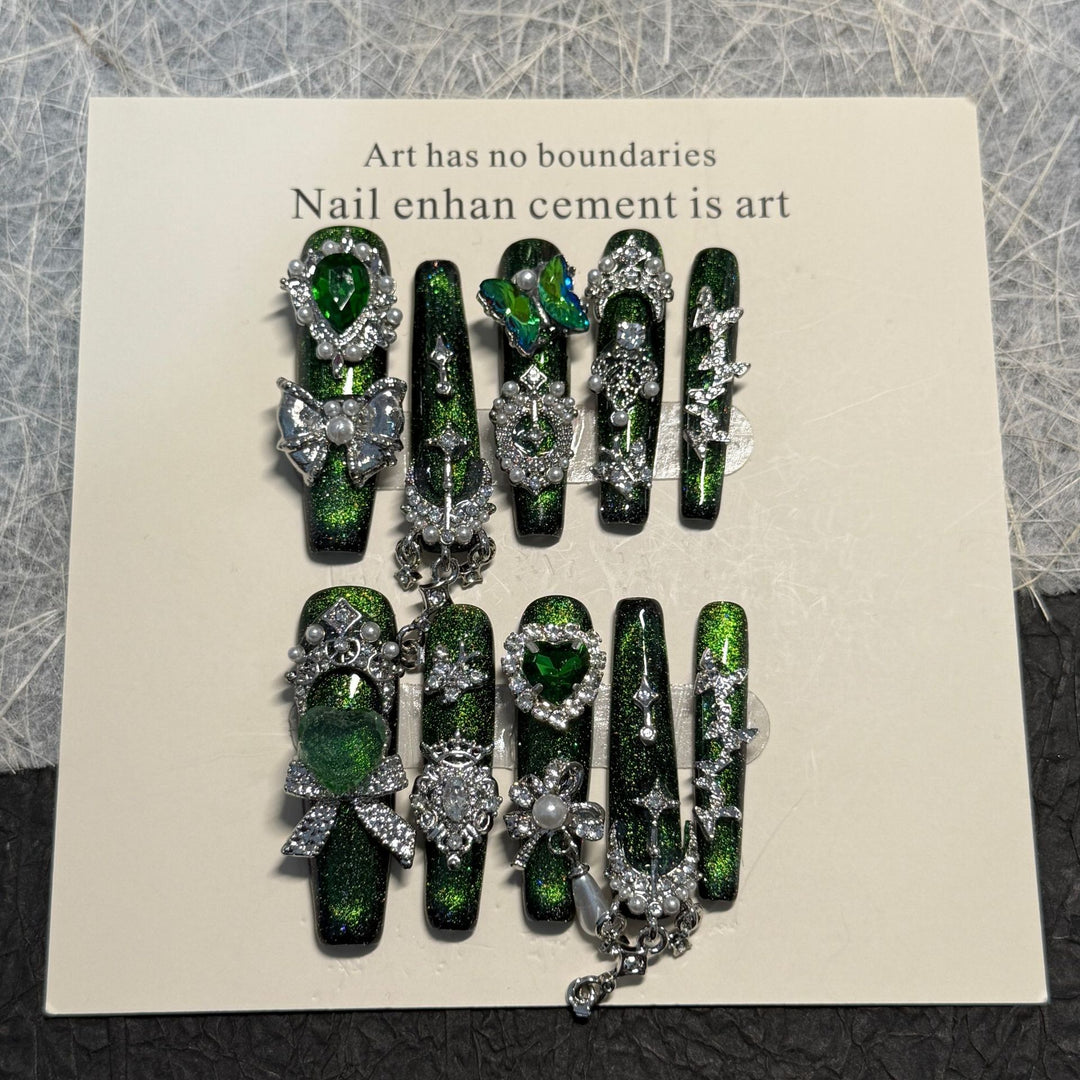 Decorative Press-On Nail Art Set
