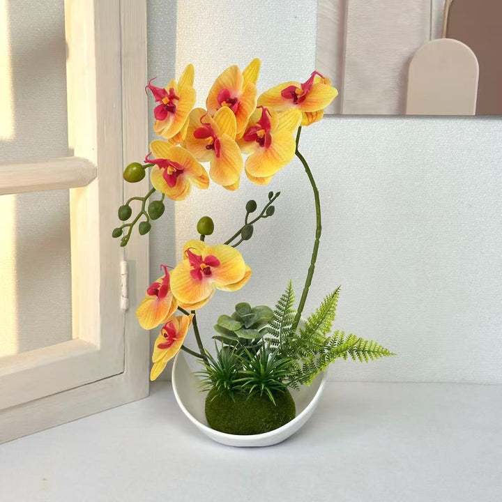 Elegant Artificial Orchid Floral Display