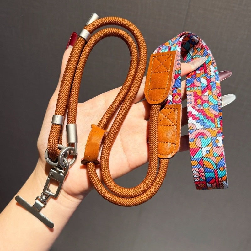 Multifunctional Dog Leash with Decorative Strap Kalsten