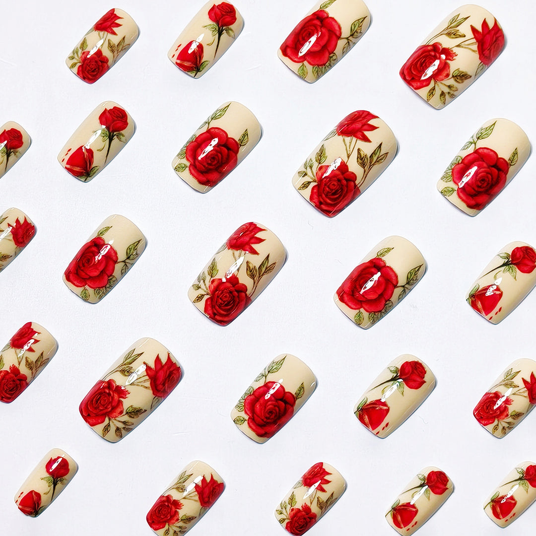 Floral Design Nail Wraps Kalsten