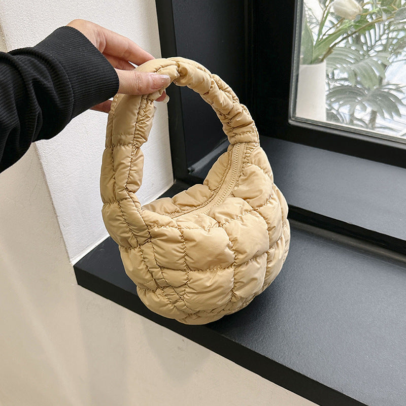 Quilted Puffer Handbag