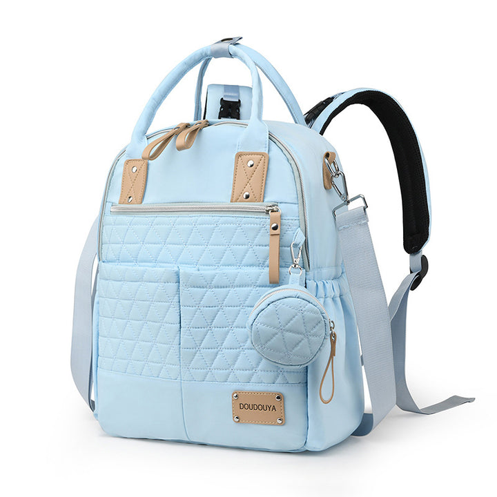 Quilted Multi-Function Backpack Kalsten