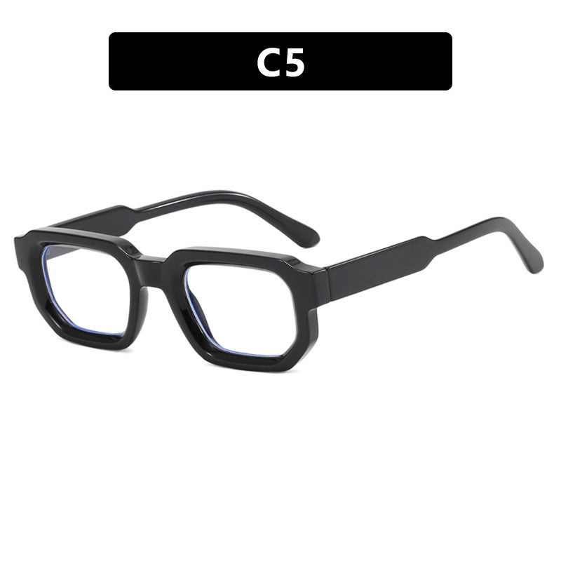 Women's fashionable rectangular sunglasses in a trendy design with clear accents Kalsten