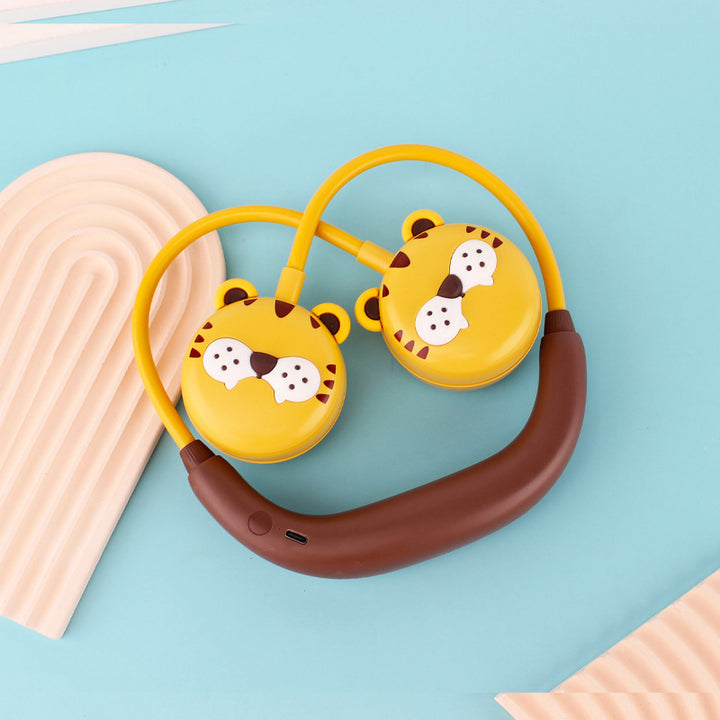 Women child-friendly Bluetooth headphones with animal motif Kalsten
