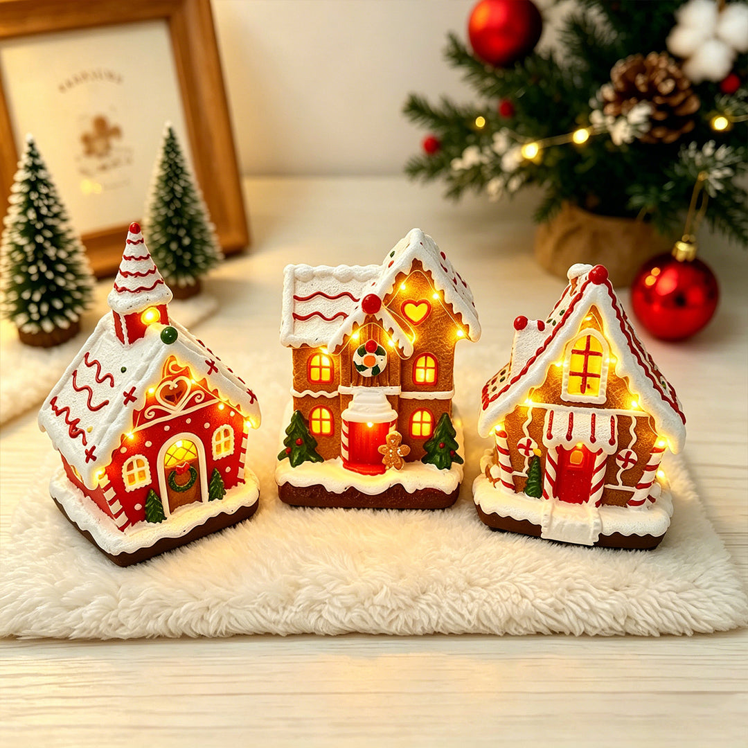 Glowing Christmas Village House Kalsten