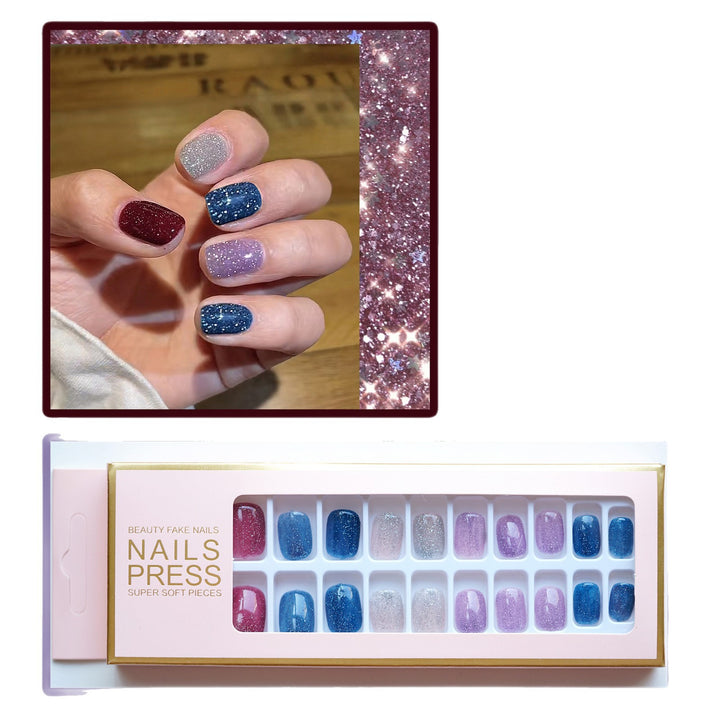Glittery Press-On Nail Collection Kalsten